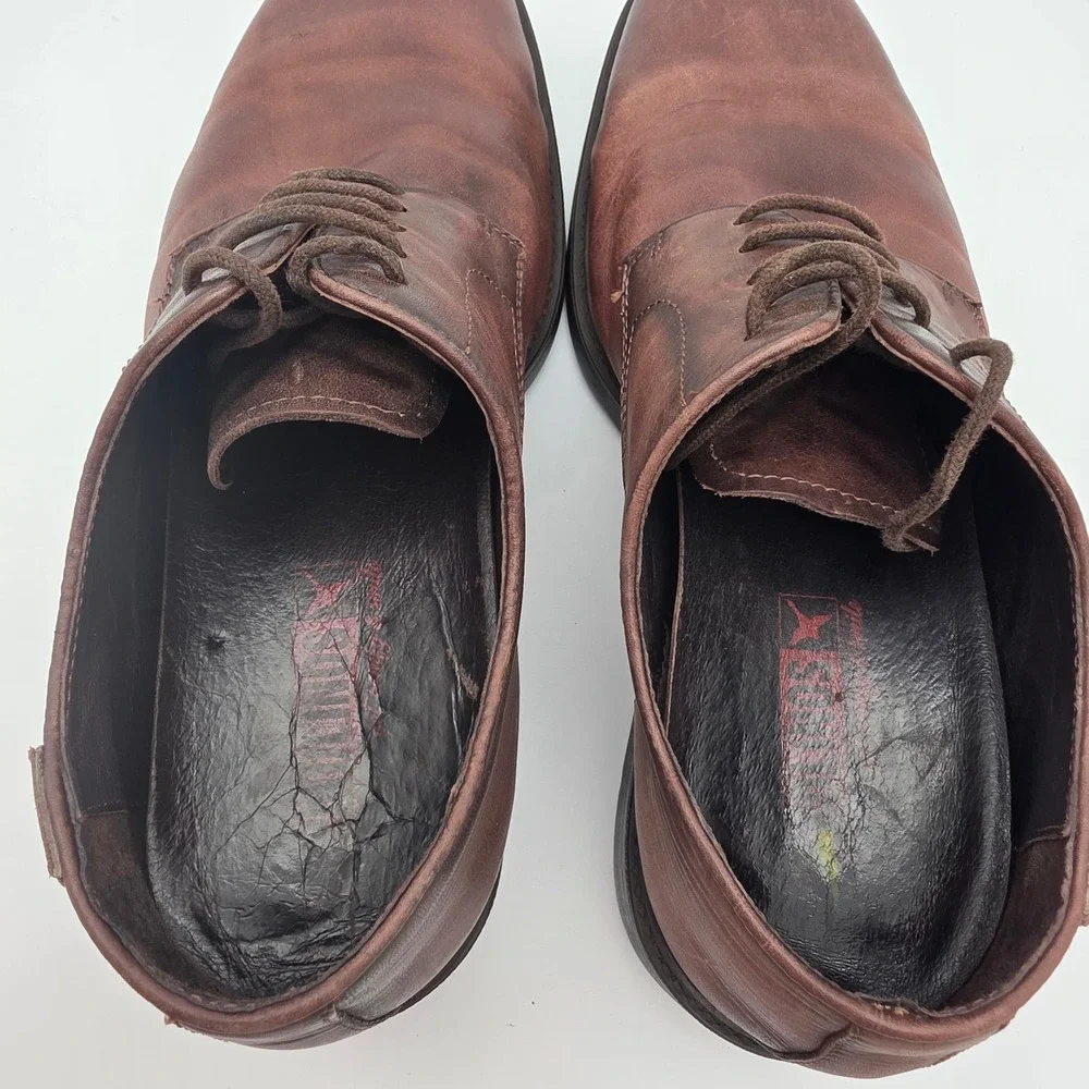 Pikolinos Derby Shoes‎ Men 42 9US Brown Leather Airgonemics Lace Up Dress Shoes